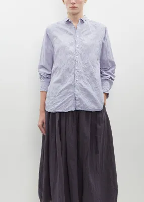 Natural Wine Dye Blouse — Sax