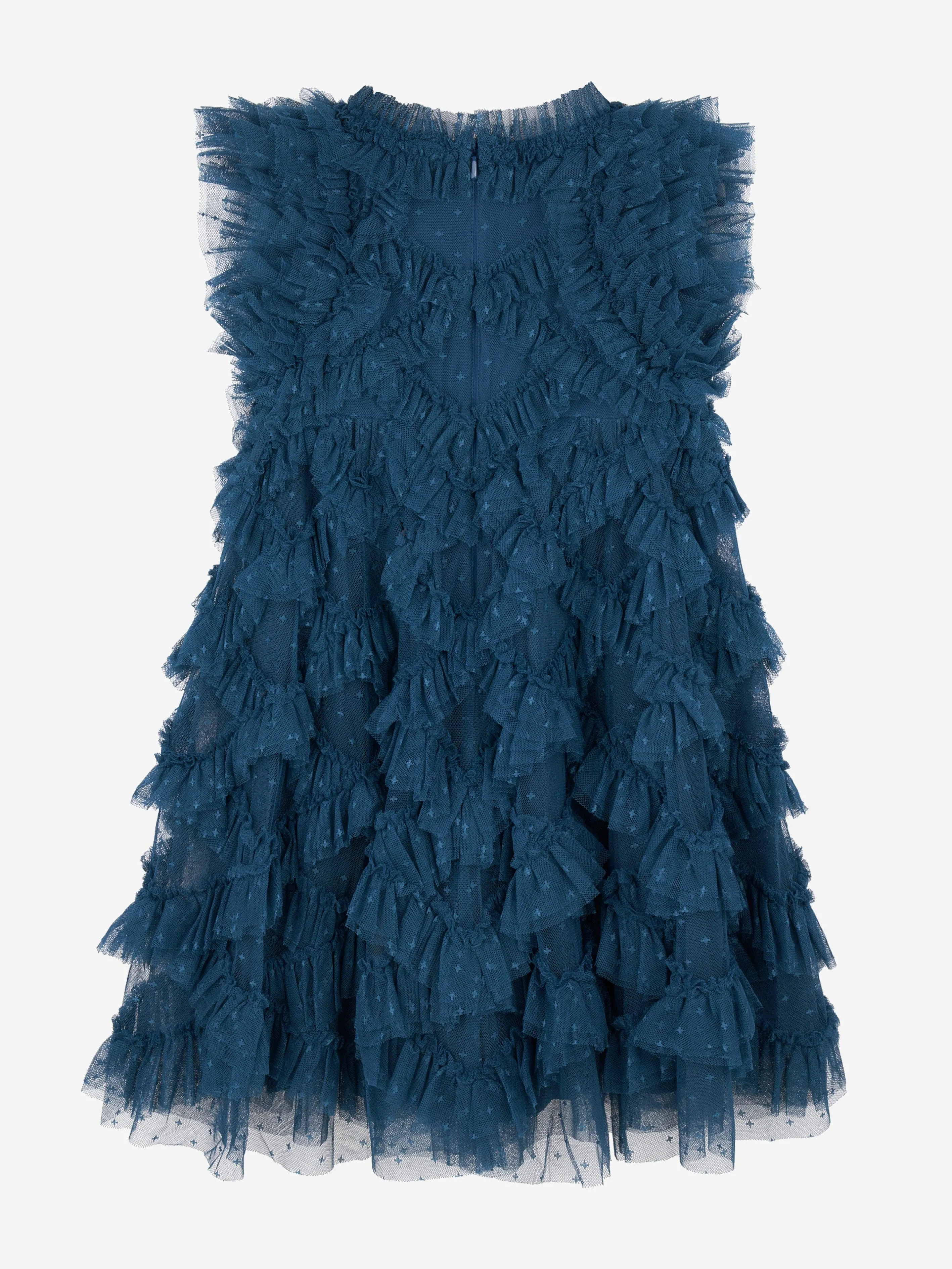 Needle & Thread Girls Genevieve Dress in Blue