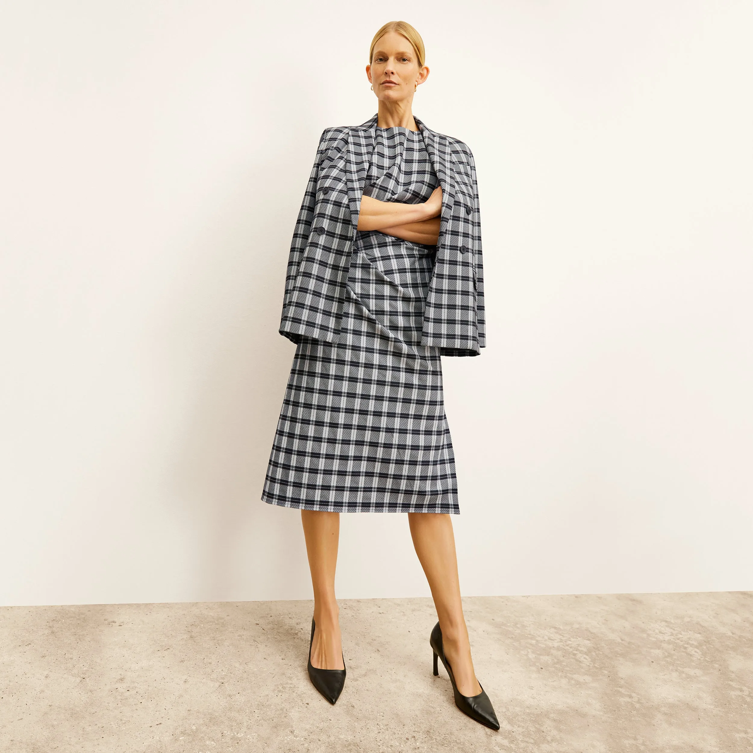 O'Hara Blazer - Knit Suiting :: Checkmate