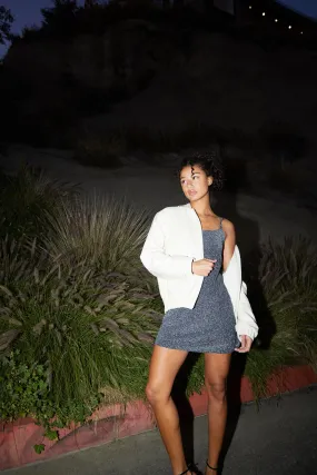 OPEN BACK MINI DRESS