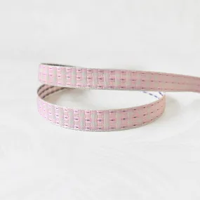 Pink Checkered Jacquard