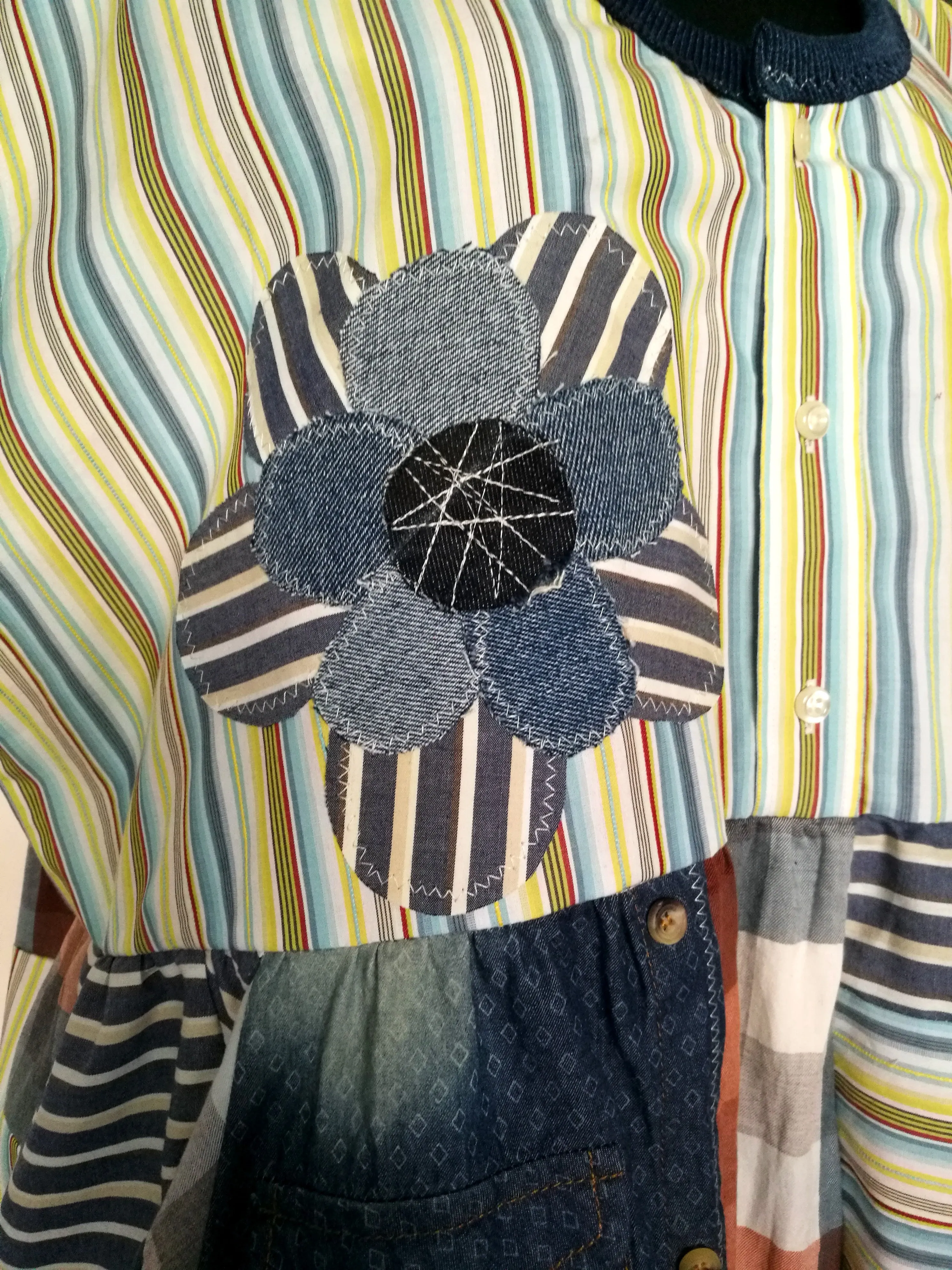Plus Size Pinafore Dress 3X/4X Maxi Denim Overall Dress