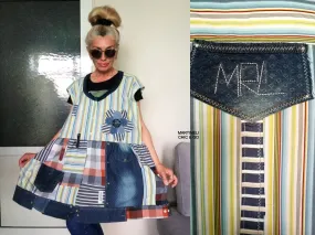 Plus Size Pinafore Dress 3X/4X Maxi Denim Overall Dress