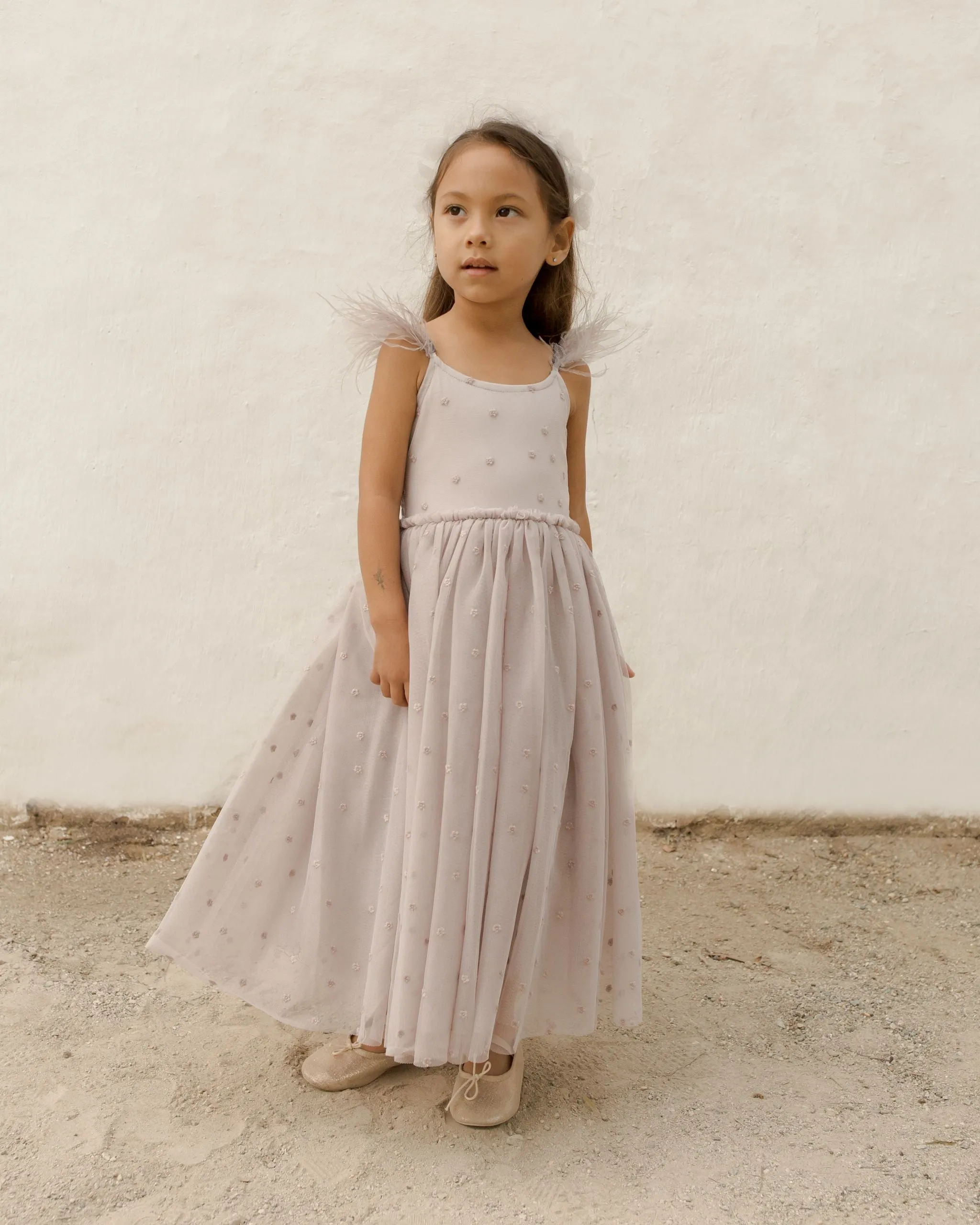 Poppy Dress - Cloud *ONE LEFT - 18m*