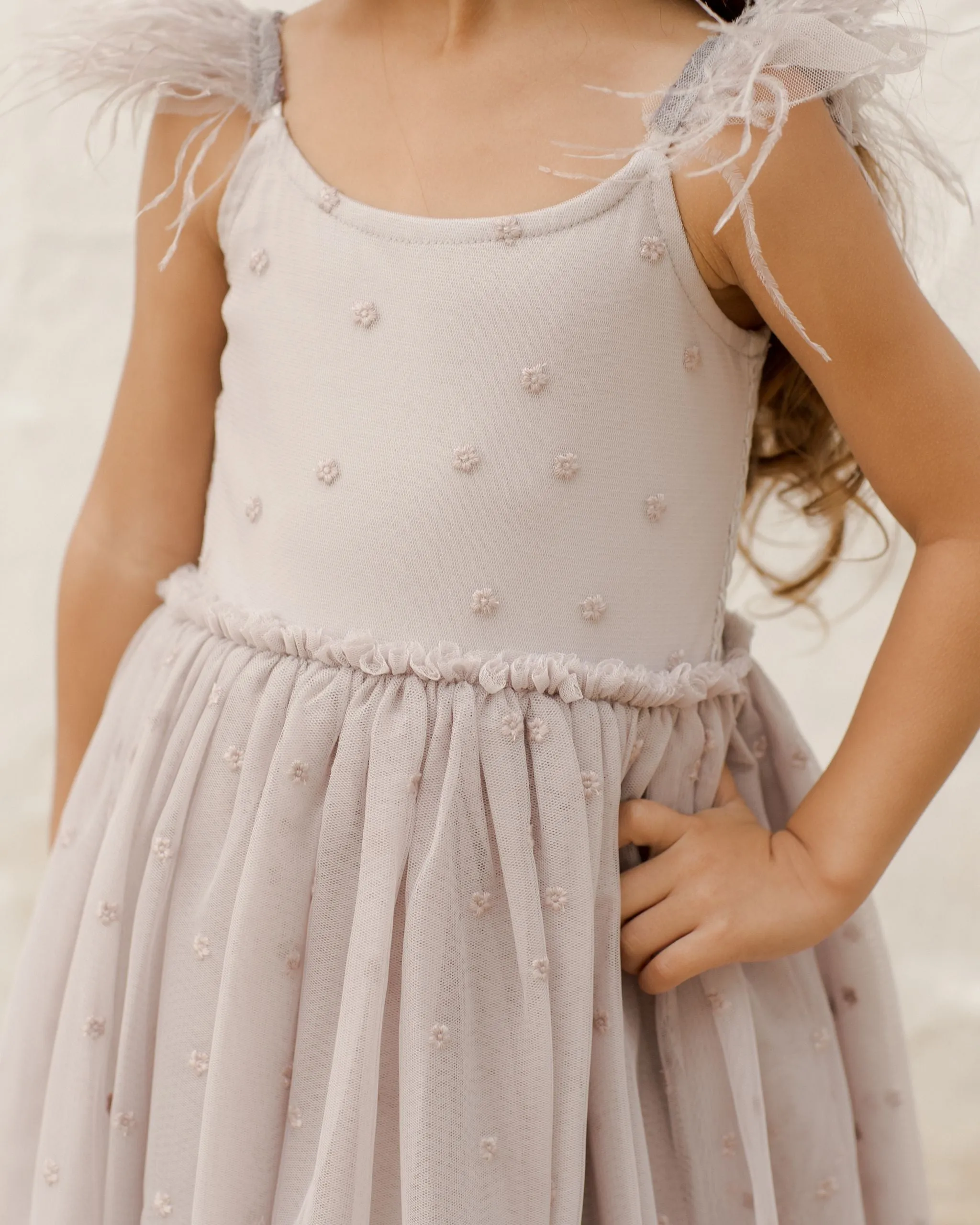 Poppy Dress - Cloud *ONE LEFT - 18m*