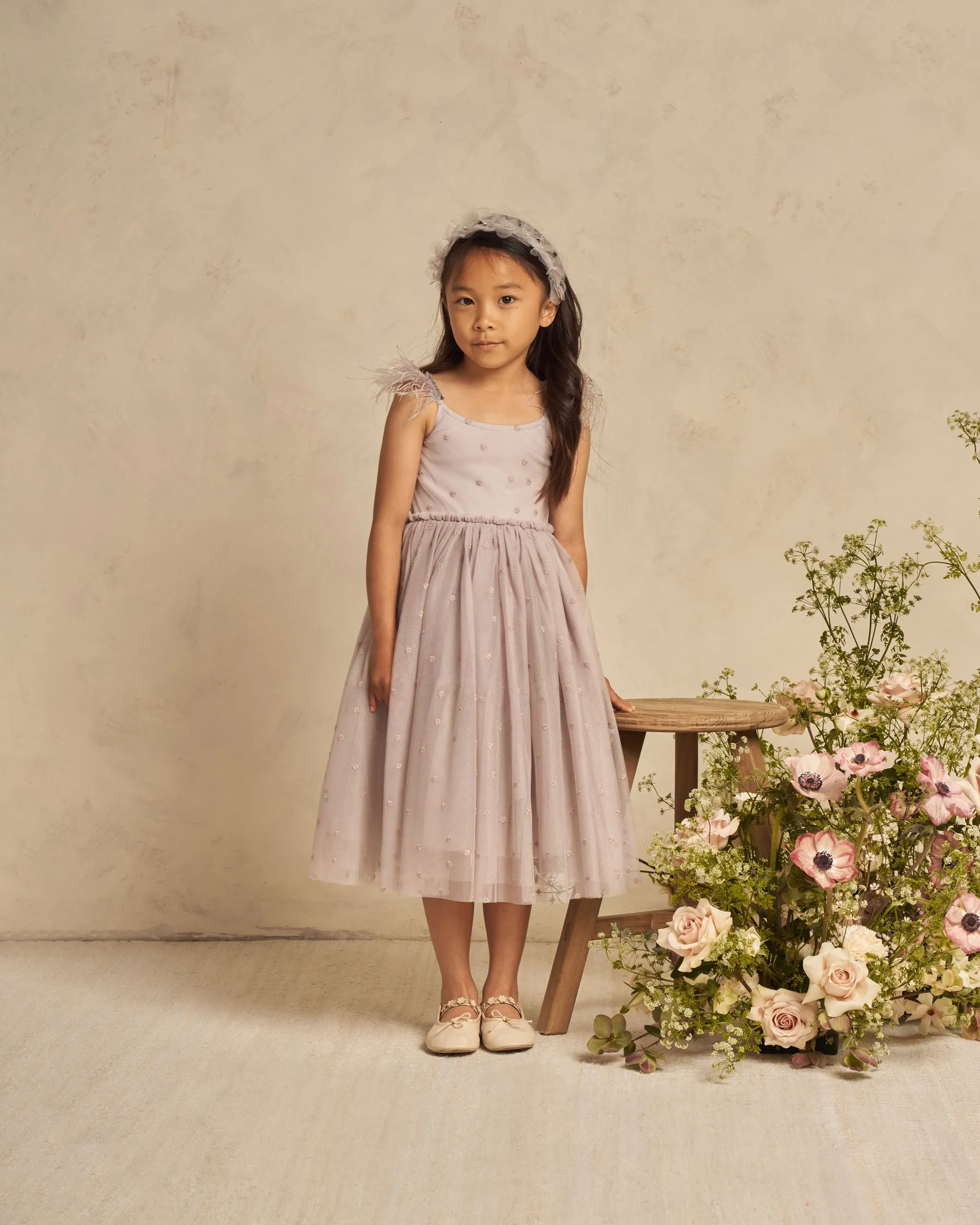 Poppy Dress - Cloud *ONE LEFT - 18m*
