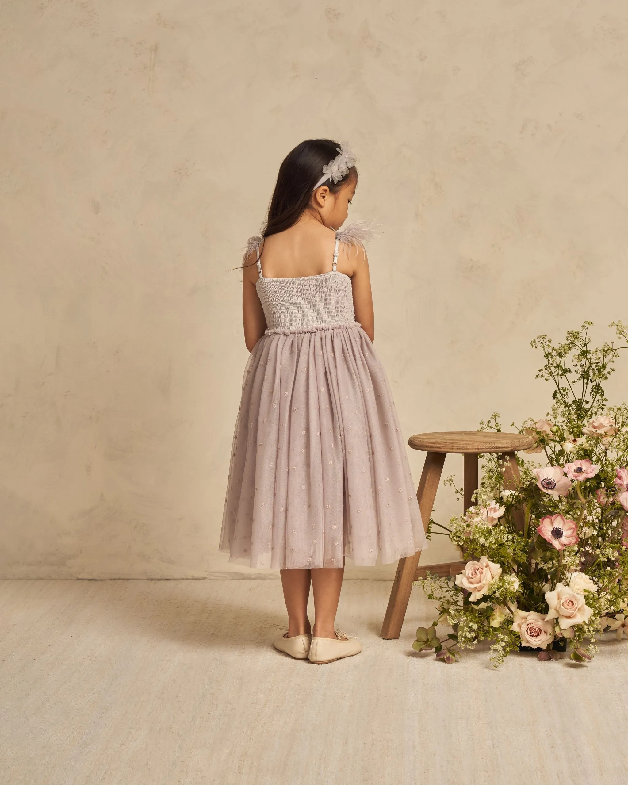 Poppy Dress - Cloud *ONE LEFT - 18m*
