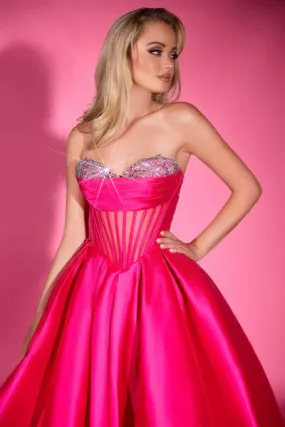 Portia&Scarlett - PS25306 - Strapless Ballgown with Embellished Bodice