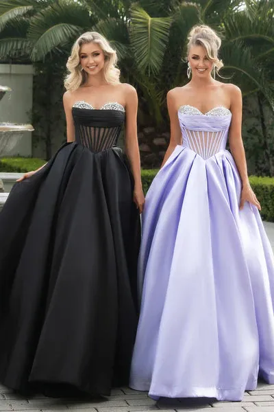 Portia&Scarlett - PS25306 - Strapless Ballgown with Embellished Bodice