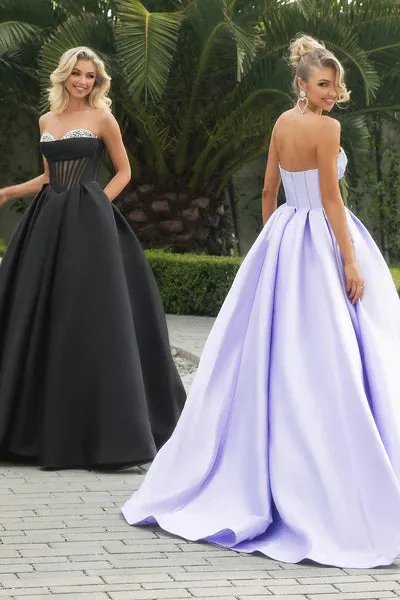 Portia&Scarlett - PS25306 - Strapless Ballgown with Embellished Bodice