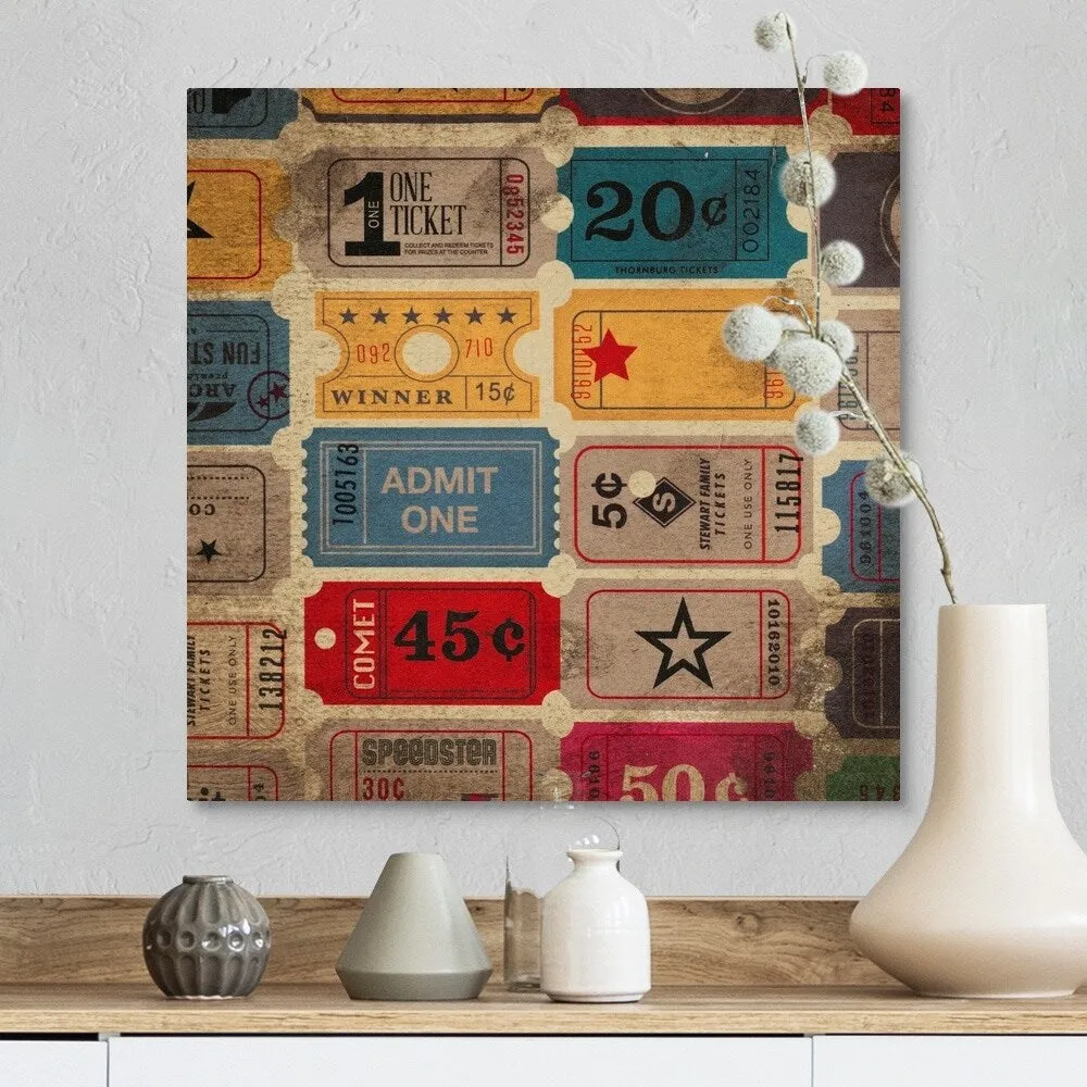 "Checkered Past 26" Canvas Wall Art