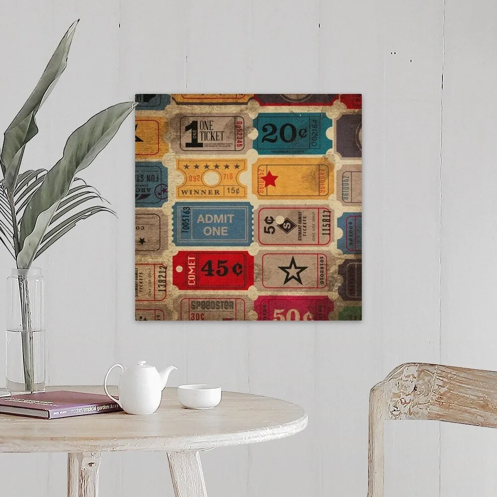 "Checkered Past 26" Canvas Wall Art