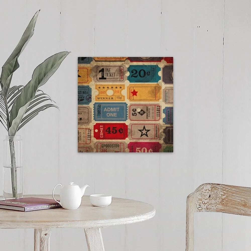 "Checkered Past 26" Canvas Wall Art