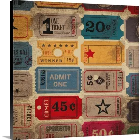 "Checkered Past 26" Canvas Wall Art