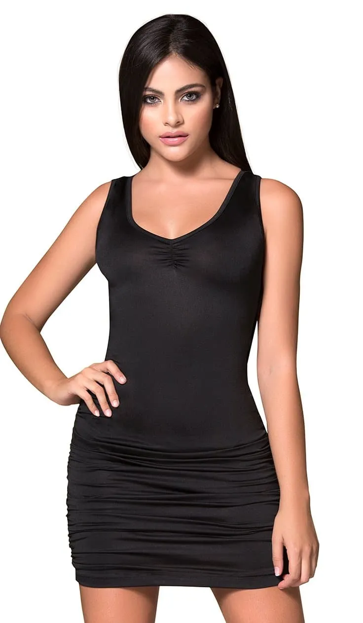 Racer Back Criss Cross Mini Dress - ST1005