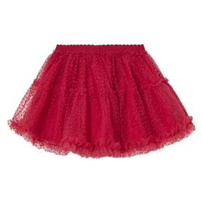 Red Tulle Skirt