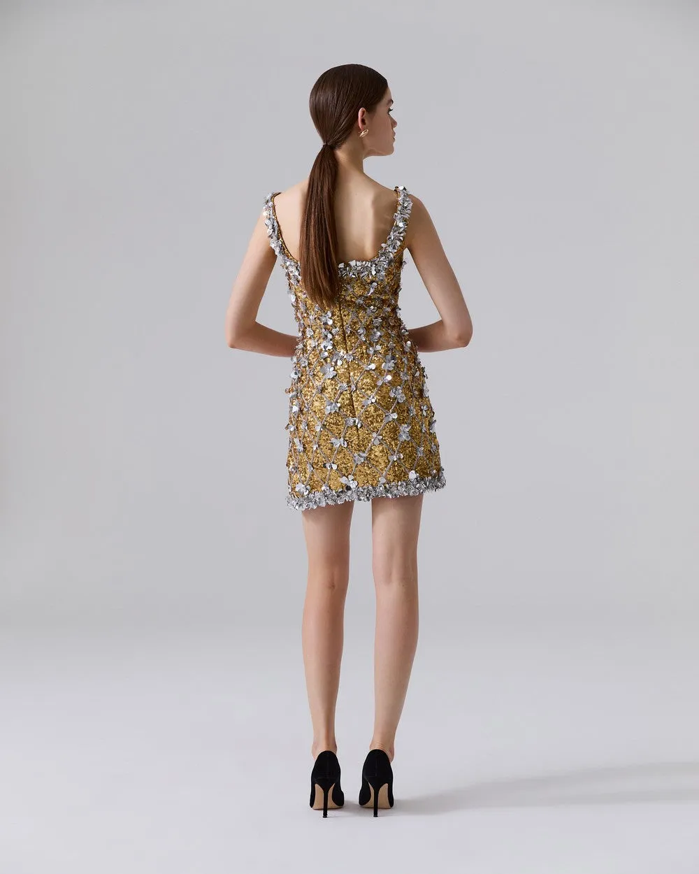 Sequin & Paillette Mini Dress