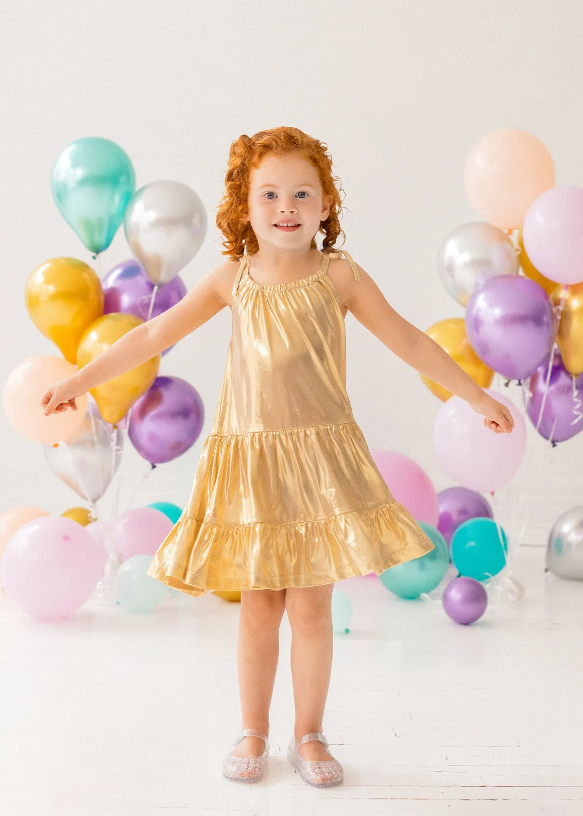 Shine Bright Gold Dress