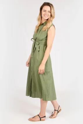 Sleeveless Button Down Dress