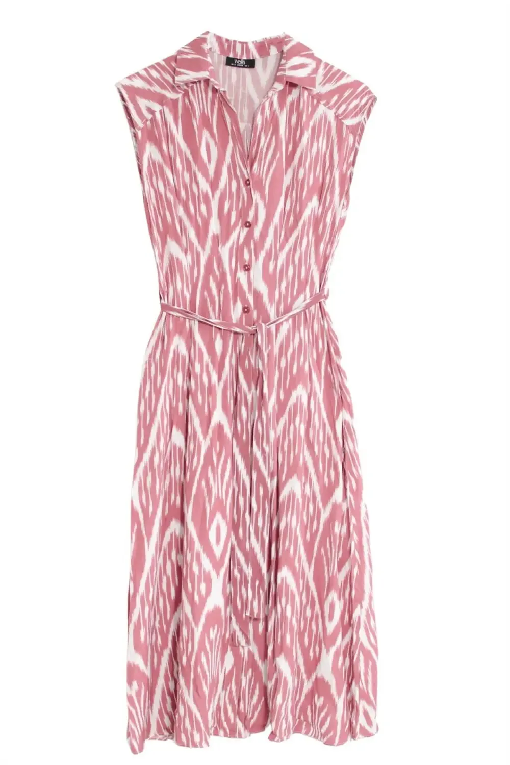 Sleeveless Button Down Dress