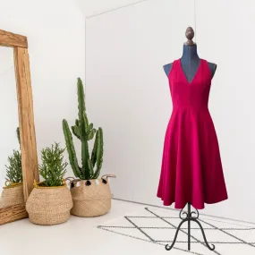 Sleeveless V-Neck Dress