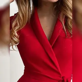 TastyHottie - Women's Blazer A Line Modern Dress