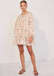Theodora Ruffled Mini Dress