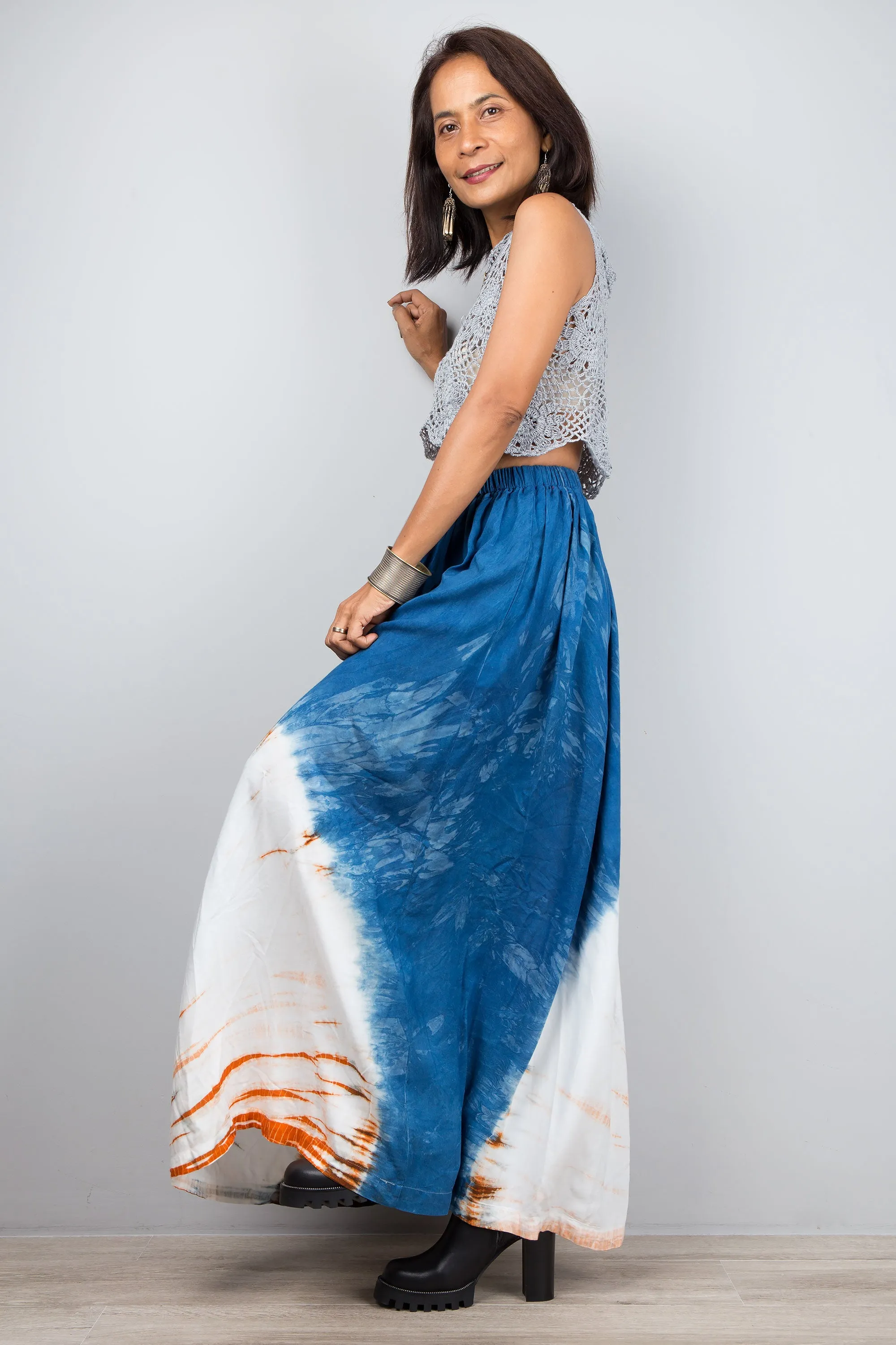 Tie Dye Shibori Skirt