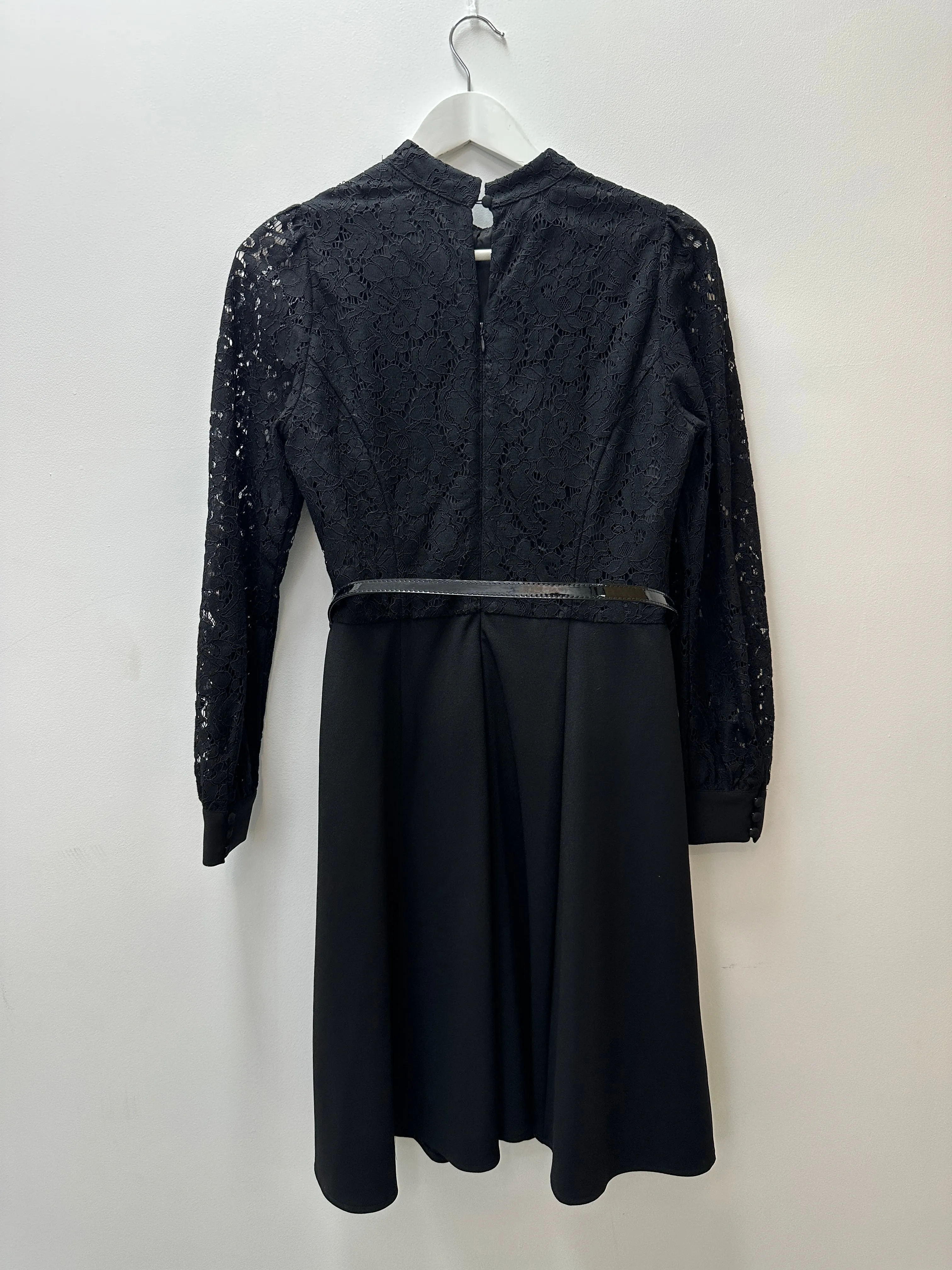 Trixibelle Fit and Flare Dress in Black