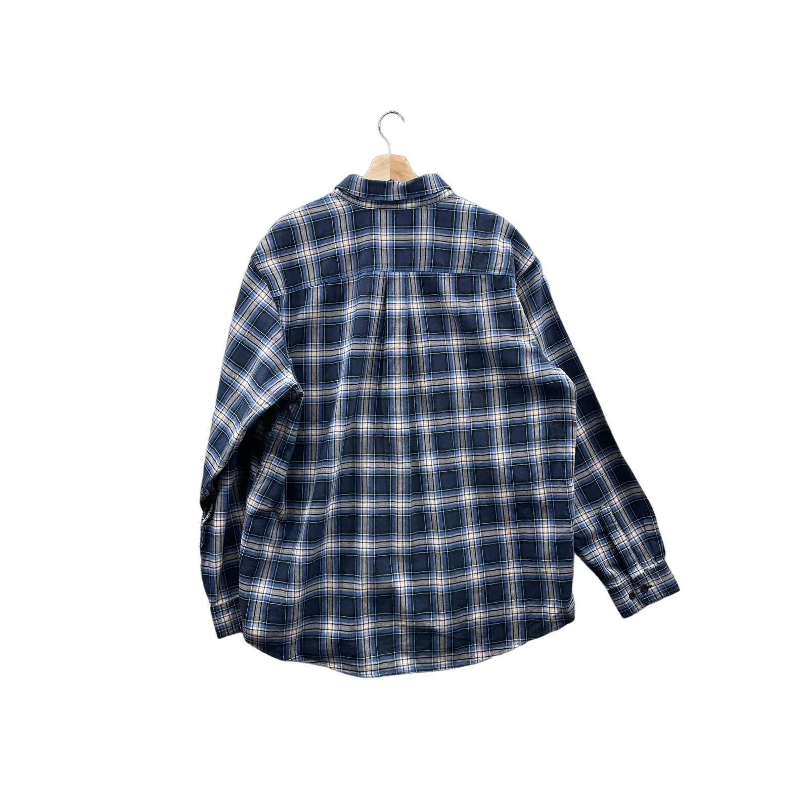 Vintage 2000's L.L. Bean Checkered Button Up Flannel Shirt