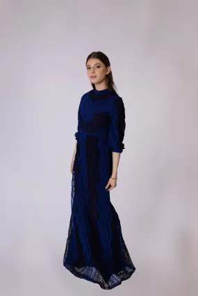 Wave Lace BiColor Gown