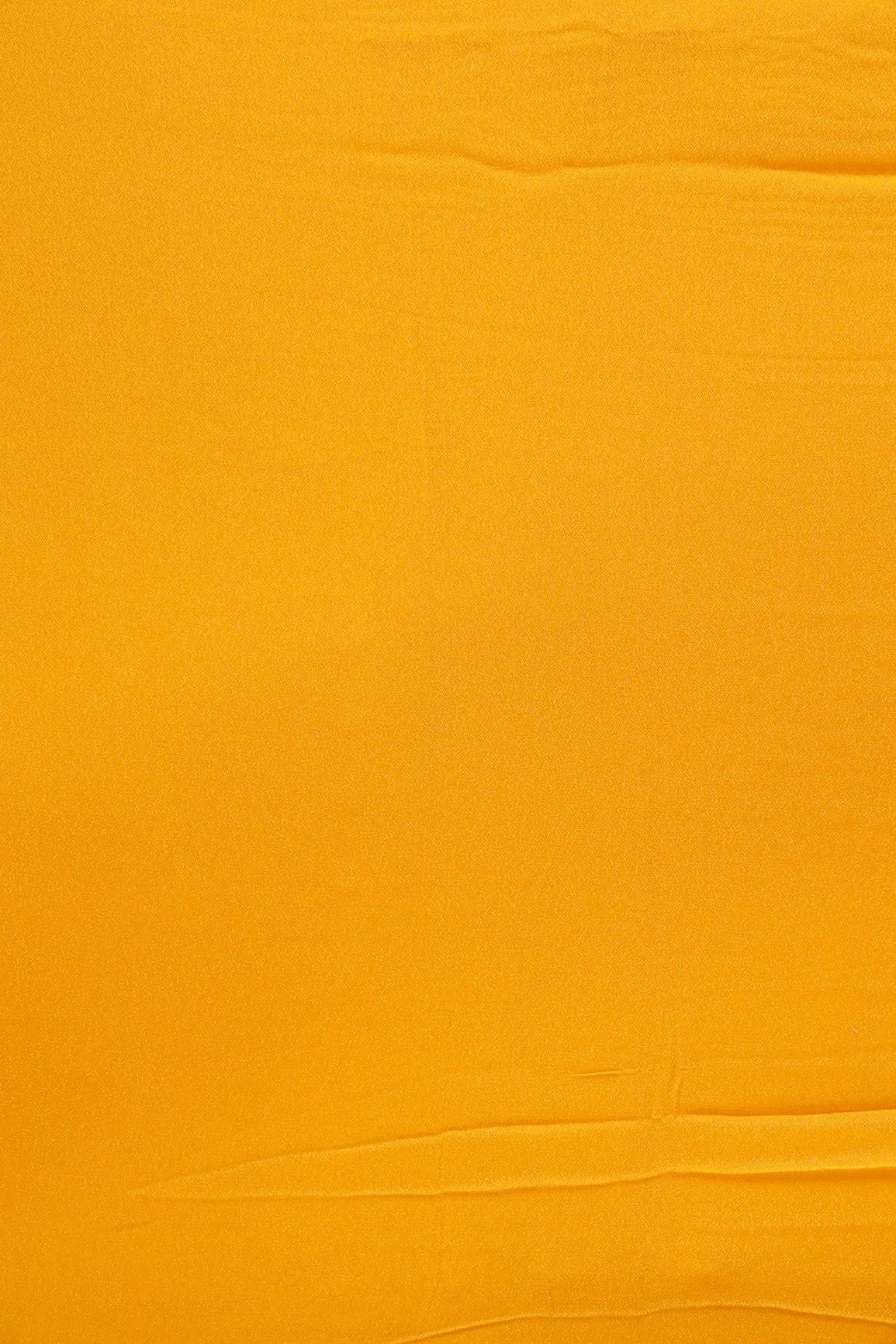 Yellow Dyed Viscose Georgette Fabric